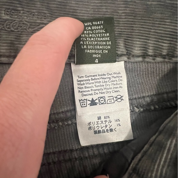 Eddie Bauer: Gray Corduroy Pants - Picture 5 of 5